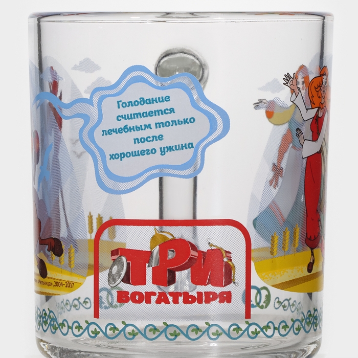 Набор детской стеклянной посуды «Три богатыря. Царевны», 3 предмета: тарелка d=19,7 см, салатник d=13 см, кружка 300 мл Набор детской стеклянной посуды «Три богатыря. Царевны», 3 предмета: тарелка d=19,7 см, салатник d=13 см, кружка 300 мл