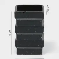 Набор для ванной SAVANNA &laquo;Геометрия&raquo;, 2 предмета, дозатор для мыла, стакан