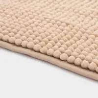 Коврик для дома LaDо́m, букли, 38&times;60 см, бежевый