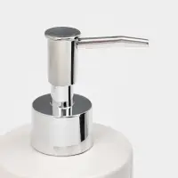 Набор для ванной "Fantasy", 2 предмета (дозатор для мыла, стакан), цвет белый