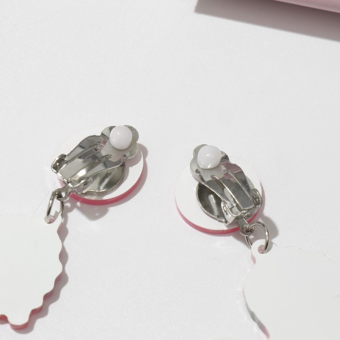 Серьги-клипсы детские «Выбражулька» сказка, единорог яркий, цветные Серьги-клипсы детские «Выбражулька» сказка, единорог яркий, цветные