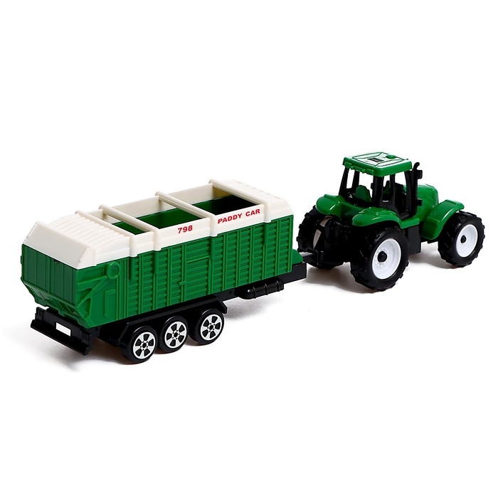 Игровой набор «Ферма», трактор и животные, МИКС