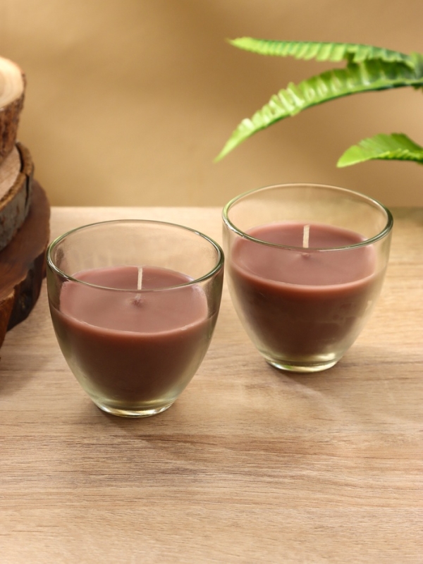 Набор свечей "SCENTED CANDLE" 100 гр, сидр+шалфей