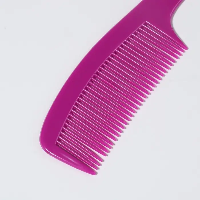 Расческа с ручкой, 19×4(±1) см, МИКС