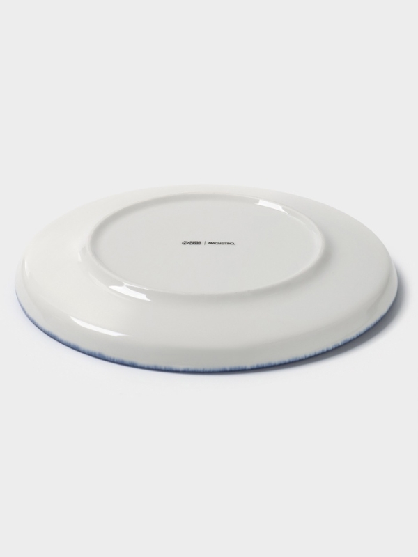 Тарелка десертная Тарелка десертная "Blue Lagoon" Magistro 21см 21,5х2,5, цвет белый, синий