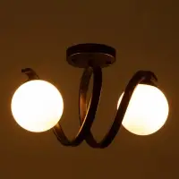 Бра Nadine 2&times;10 Вт GU10 черный 30&times;16&times;32 см