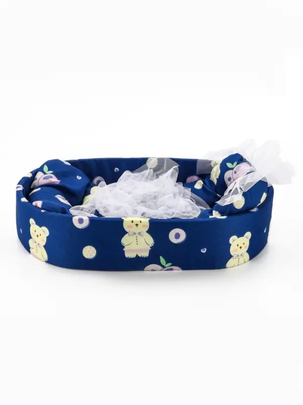 Кроватка для животных, 57&times;40&times;13 см, синяя