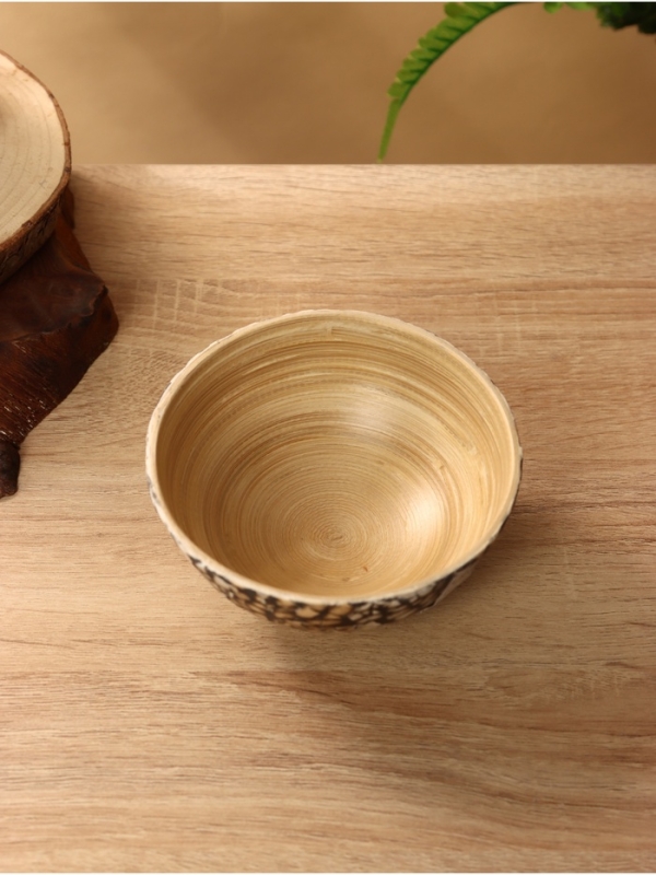 Миска 12х12х6 см, бамбук Миска 12х12х6 см, бамбук