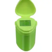 Точилка ErichKrause ClickUp Mini Reef, 1 отверстие, с контейнером, МИКС