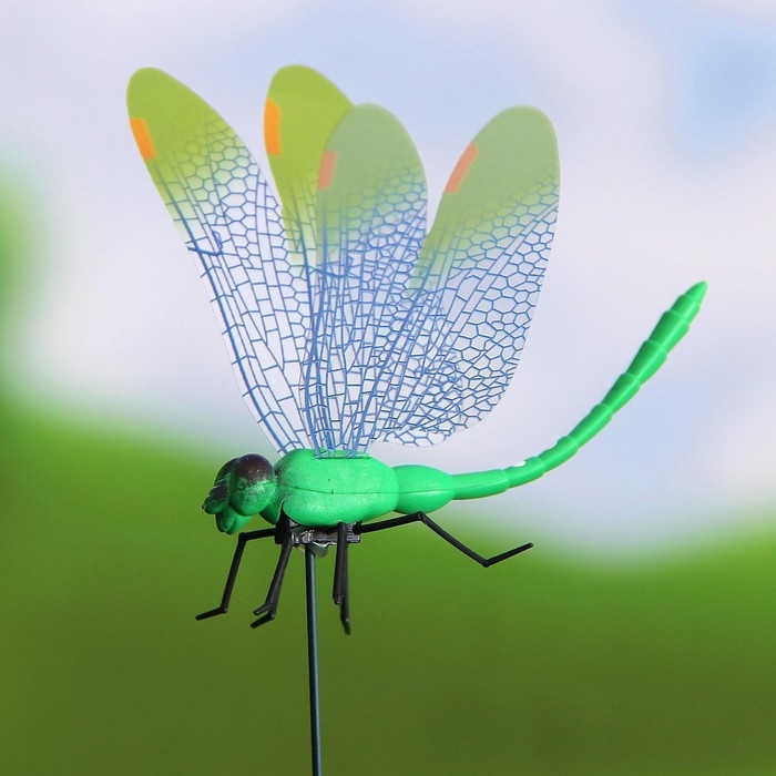 Штекер Штекер "Стрекоза Сенди" 14х9см/45см, набор 6шт, МИКС