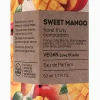Парфюмерная вода женская Vegan Love Studio Sweet Mango, 50 мл (по мотивам Mango Skin (Vilhelm Parfumerie)