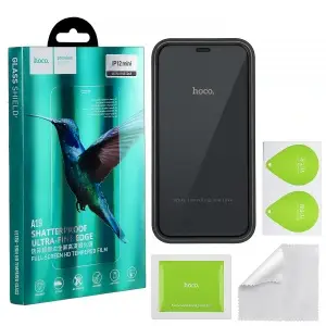 Защитное стекло для iPhone 12 Mini Full Glue A19 Hoco черное