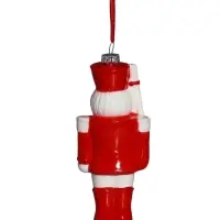 Ёлочная игрушка &laquo;Праздник. Солдат&raquo;, 10&times;5.5 см, красная
