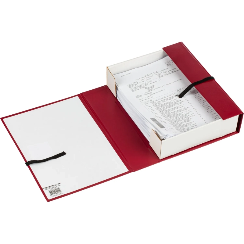 Папка архивная складная ATTACHE,70мм,красн