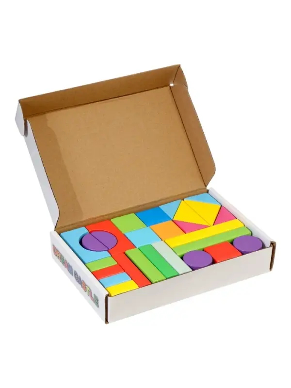 Кубики детские деревянные 27 деталей Кубики детские деревянные 27 деталей