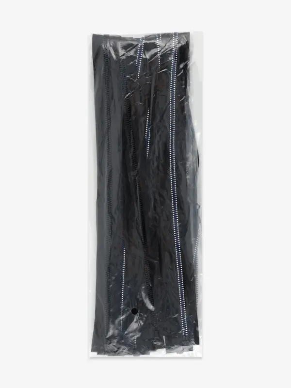 Молния &laquo;Трактор&raquo;, №5, разъёмная, замок автомат, 70 см, чёрная, белая, синяя