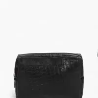 Косметичка дор Одноцвет, 16*5*10, отдел на молнии, черный