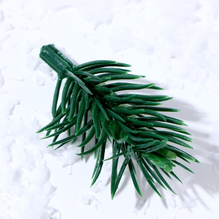 Новый год! Декор «Ветки ели мини» набор 100 шт., размер 1 шт. — 4,5 × 3 × 3 см Новый год! Декор «Ветки ели мини» набор 100 шт., размер 1 шт. — 4,5 × 3 × 3 см