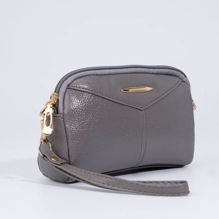 Сумка кросс-боди на молнии, цвет коричневый Сумка кросс-боди на молнии, цвет коричневый