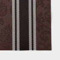 Салфетка сервировочная на стол «Вензеля», 45×30 см, цвет коричневый