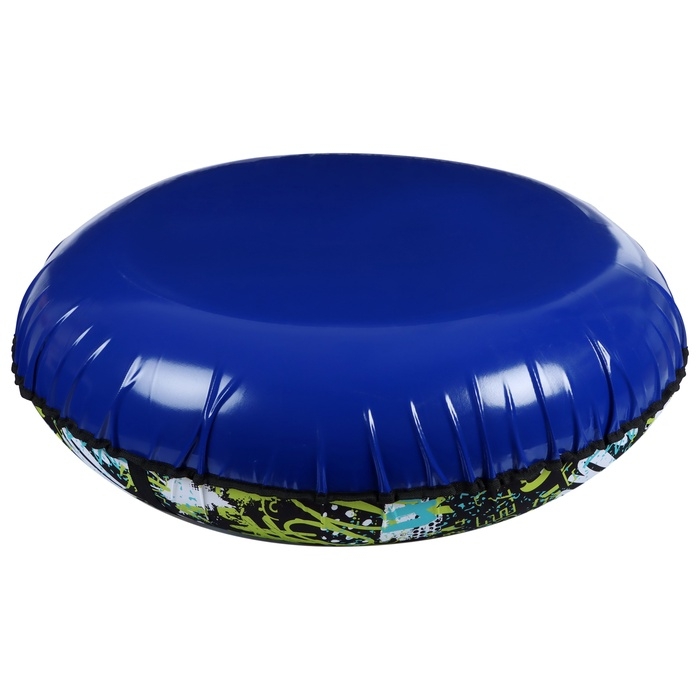 Тюбинг - ватрушка Winter Star Active life, диаметр чехла 110 см, цвет синий Тюбинг - ватрушка Winter Star Active life, диаметр чехла 110 см, цвет синий