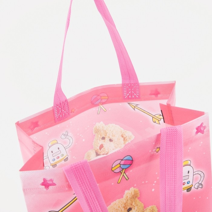 Сумка детская без застёжки, цвет розовый Сумка детская без застёжки, цвет розовый