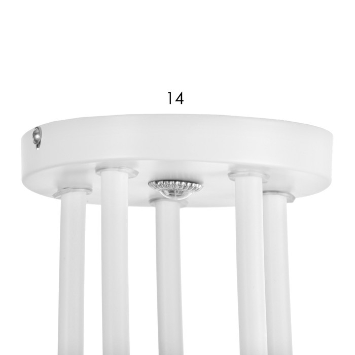 Люстра Люстра "Ванесса" 5х60Вт Е27 Белый 45х45х27см