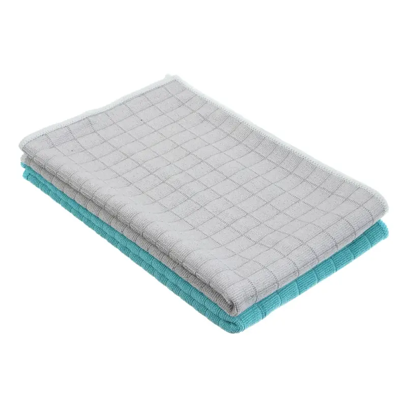 VETTA Тряпка для пола из микрофибры в клетку, 50х70см, 220г/кв.м