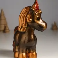 Копилка "Лошадь в кокошнике" 23х17,5х10 см, бронза Копилка "Лошадь в кокошнике" 23х17,5х10 см, бронза