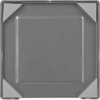 Подставка для блок-кубиков Attache 78x105x105мм серебристый LD01-499-1