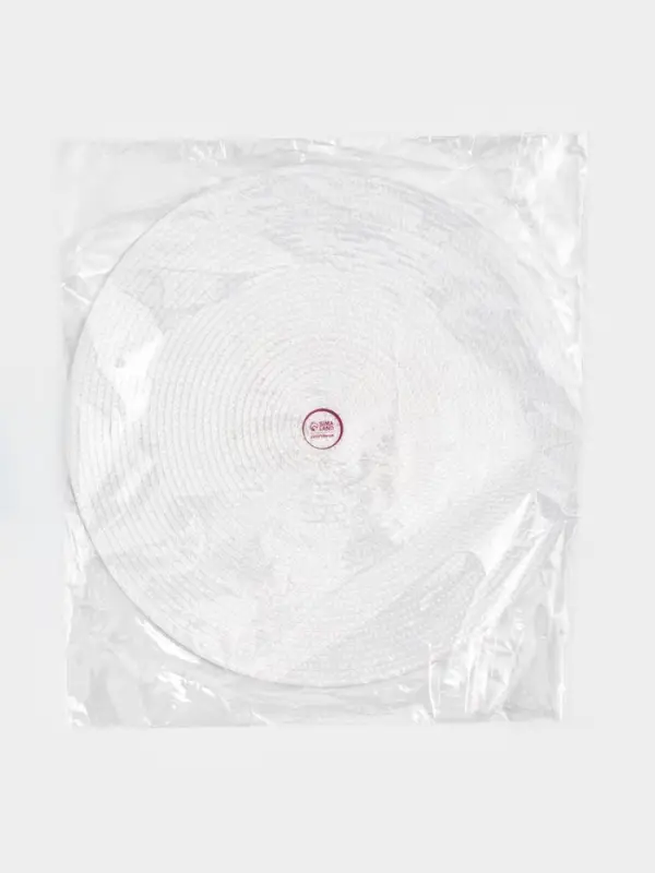 Салфетка сервировочная &laquo;Доляна. Классика&raquo;, белая, d=38 см