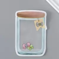 Пакет для хранения "Стеклянная банка с крышкой", застёжка zip-lock 10,2х15+6 см