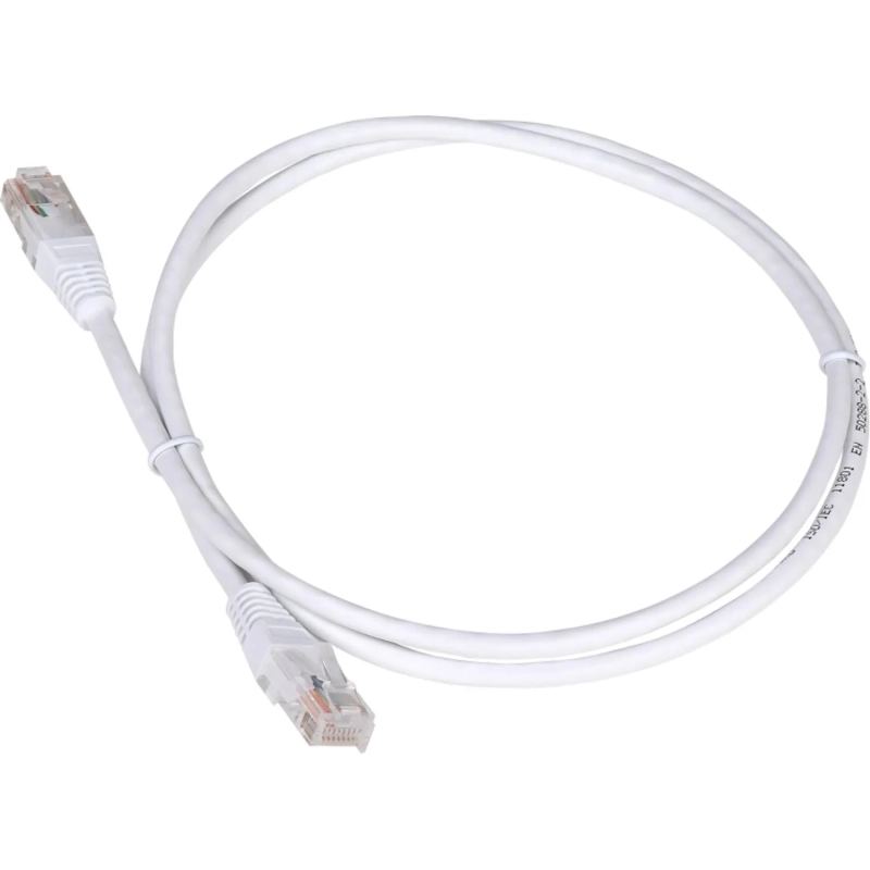 Патч-корд TWT TWT-45-45-0.3-WH UTP кат.5e, 0.3 м, белый