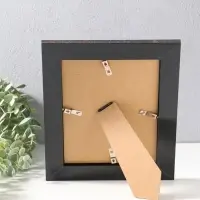 Фоторамка пластик 15х20 см "Гедеон" чёрный с золотом 26х21х2 см