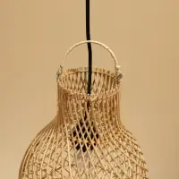 Светильник потолочный из ротанга «Рони», 1×120 Вт, Е27, 32×32×43 см