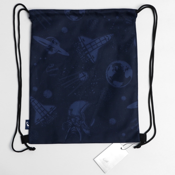 Мешок для обуви  Мешок для обуви "Роскосмос", синий