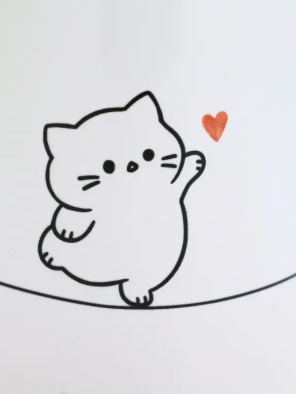 Кружка керамическая &laquo;Держись лапками за счастье&raquo;, 320 мл