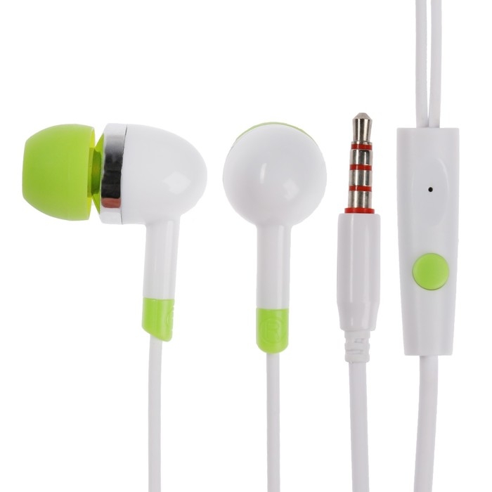 Наушники Blast BAH-255 Mobile, вакуумные, микрофон, управление, 32 Ом, 3.5 мм, 1.2м, белые Наушники Blast BAH-255 Mobile, вакуумные, микрофон, управление, 32 Ом, 3.5 мм, 1.2м, белые