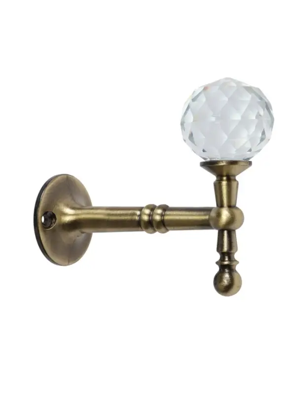 Крючок - держатель для штор на стену CAPPIO KS043, металлический, цвет бронза, 2 шт Крючок - держатель для штор на стену CAPPIO KS043, металлический, цвет бронза, 2 шт