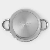 Кастрюля Катунь &laquo;Антея&raquo;, 3 л, d=20 см, капсульное дно, индукция, нержавеющая сталь, AISI - 201