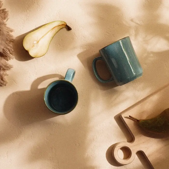 Кружки SL Home &laquo;Аззура&raquo;, 400 мл, набор 2 шт., фарфор, голубые