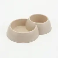 Миска двойная для животных ALTA, 630/430 мл, цвет МИКС