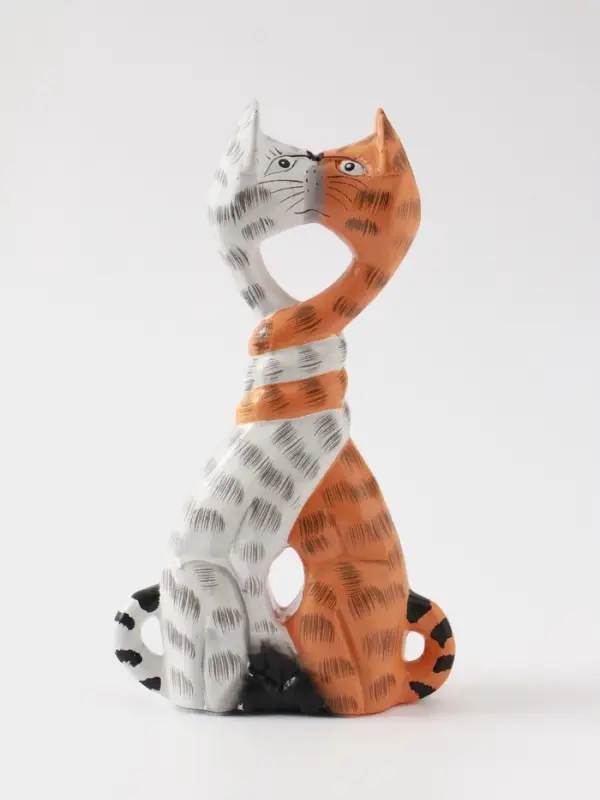 Сувенир &laquo;Целующиеся коты&raquo;, 19&times;4&times;11 см, дерево