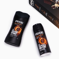 Подарочный набор мужской AXE "Dark temtation": дезодорант, 250 мл + гель для душа, 250 мл