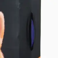 Чехол для чемодана &laquo;Корги&raquo;, 28", чёрный