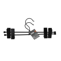 Вешалки для юбок и брюк тм VETTA, 2шт, 31х6см, с зажимами, ПВХ, металл, цвет черный