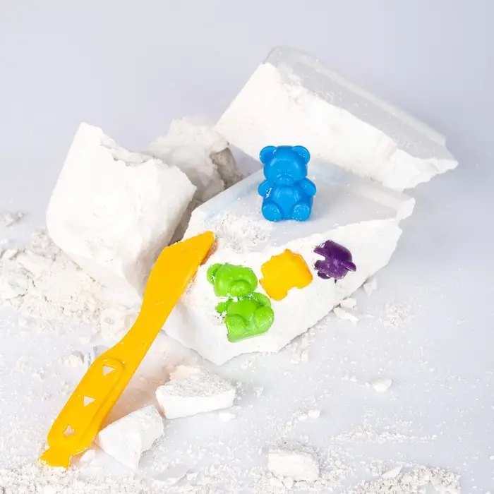 Набор для раскопок "Счетные мишки", 5 фигурок, 3 карточки с заданиями RSKP4