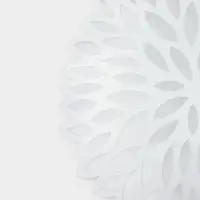 Фруктовница Доляна &laquo;Пион&raquo;, 28.5&times;28.5&times;5 см, белая