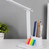 Настольная лампа сенсорная &laquo;Раздвижная&raquo; LED 15 Вт АКБ USB белый 45&times;30&times;17 см RISALUX