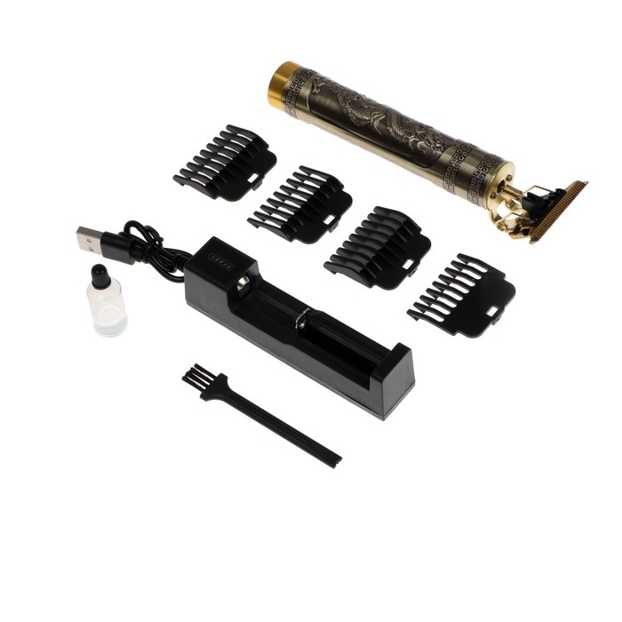 Машинка для стрижки Windigo LTRI-27, портативная, 2500 мАч, 1,5/2/3/4 мм, АКБ,  Машинка для стрижки Windigo LTRI-27, портативная, 2500 мАч, 1,5/2/3/4 мм, АКБ, "Дракон"